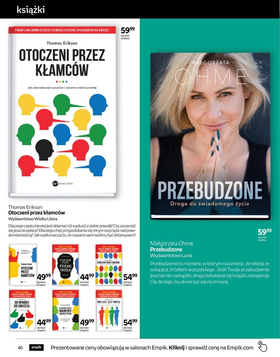 Gazetka promocyjna empik str. 40