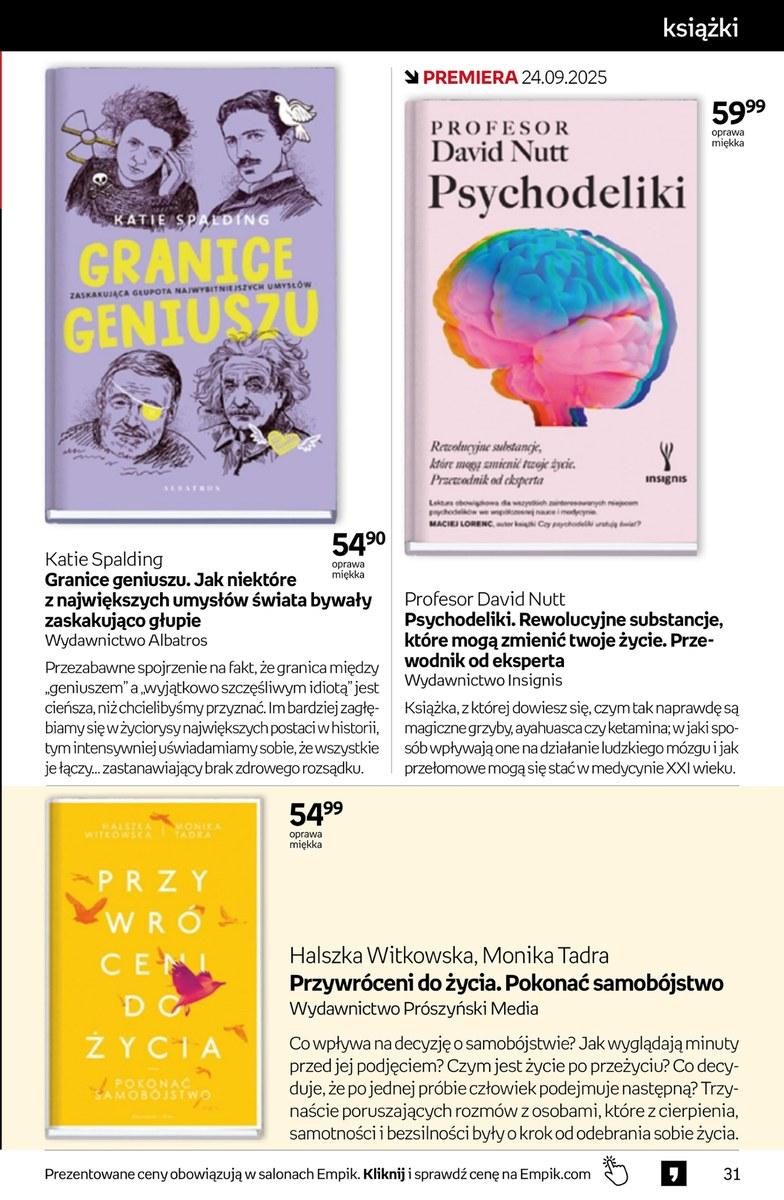Gazetka promocyjna empik str. 31