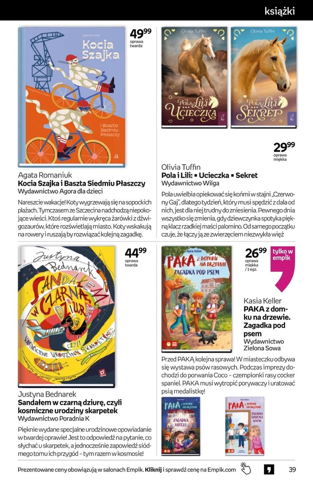 Gazetka promocyjna empik str. 39
