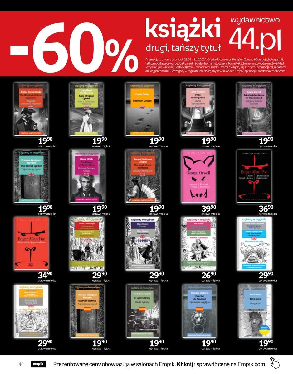 Gazetka promocyjna empik str. 44