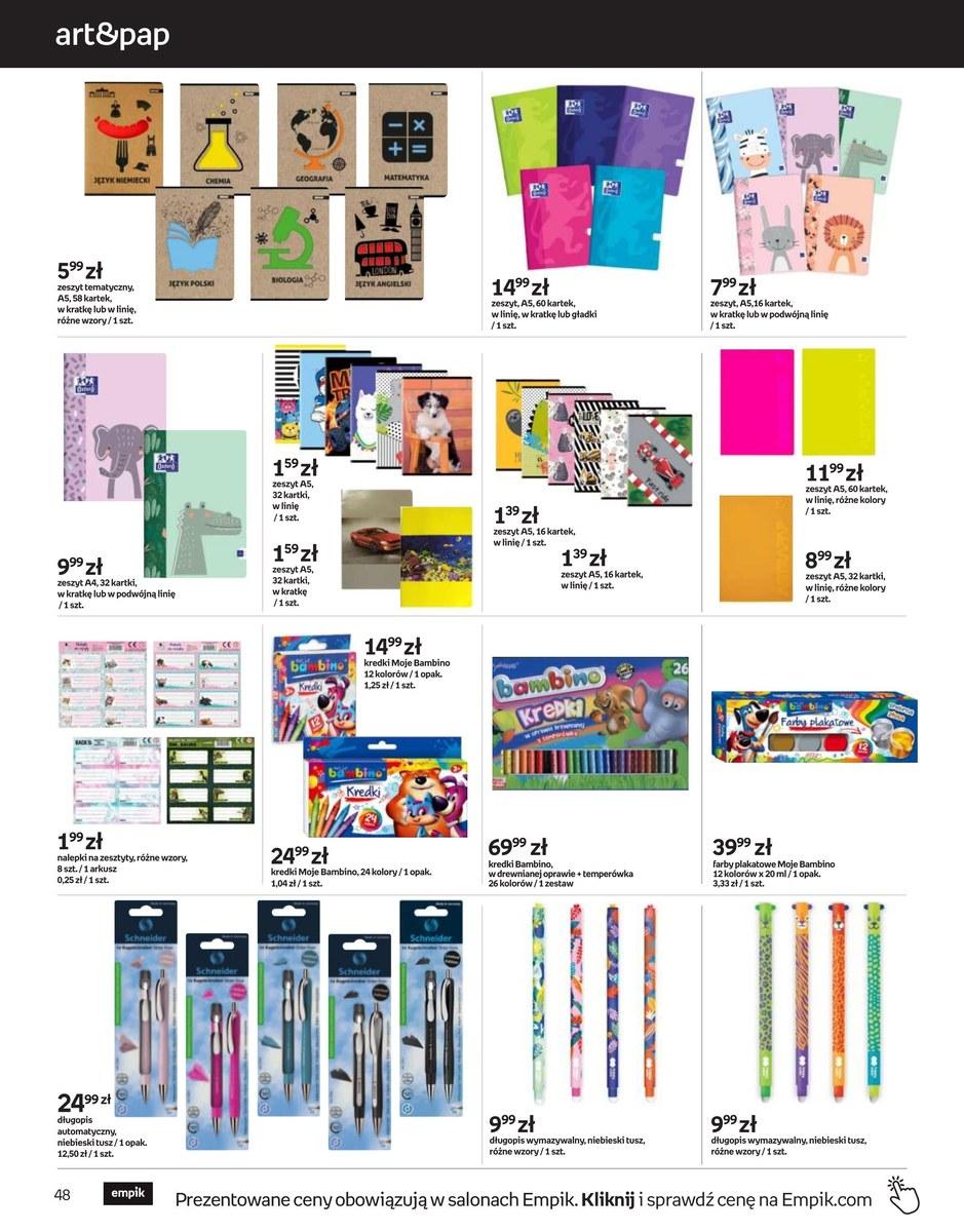 Gazetka promocyjna empik str. 48