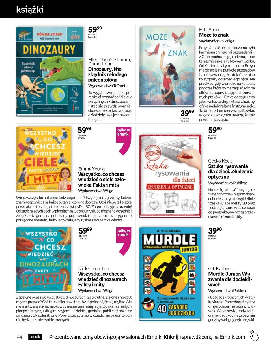 Gazetka promocyjna empik str. 44