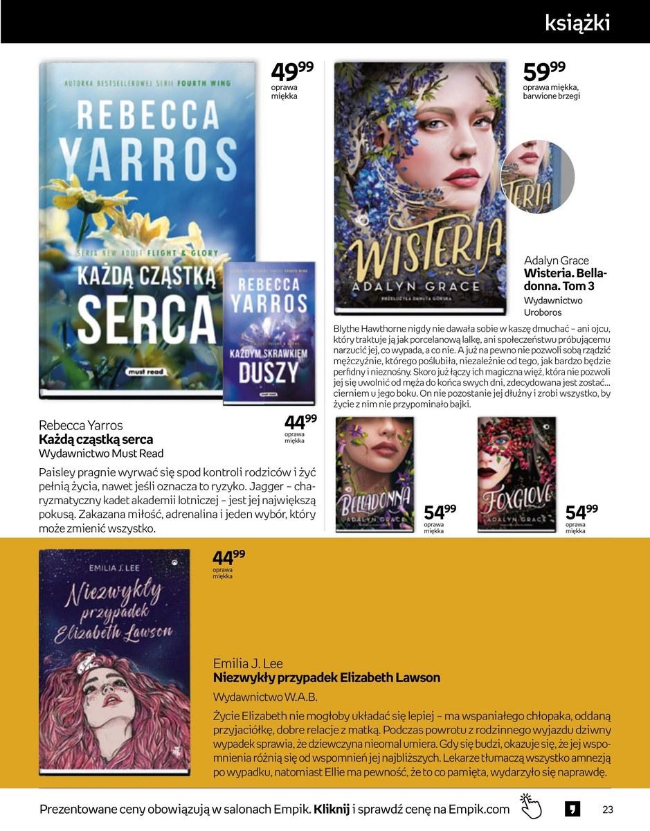 Gazetka promocyjna empik str. 23