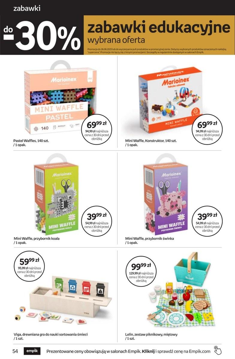Gazetka promocyjna empik str. 54