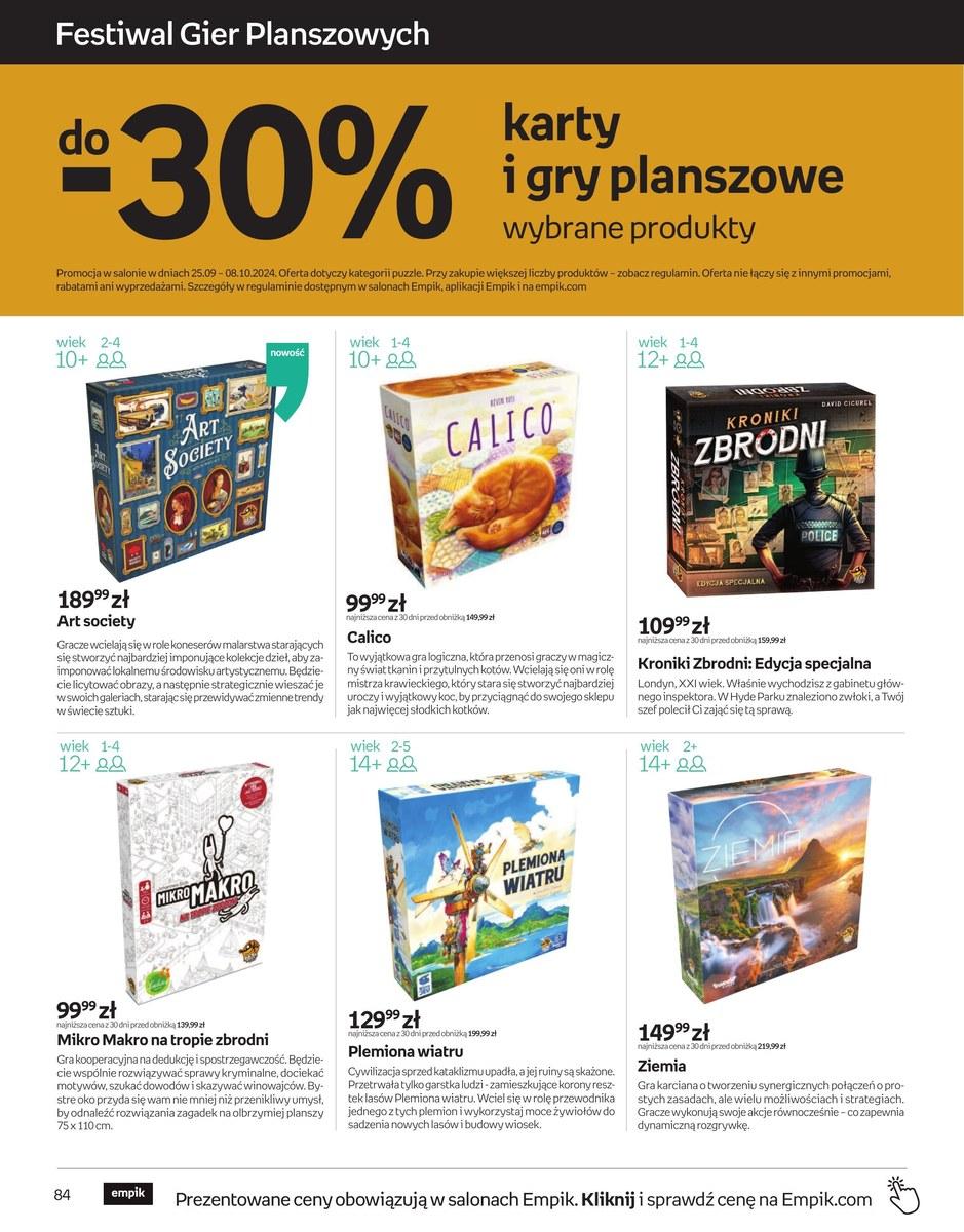 Gazetka promocyjna empik str. 84