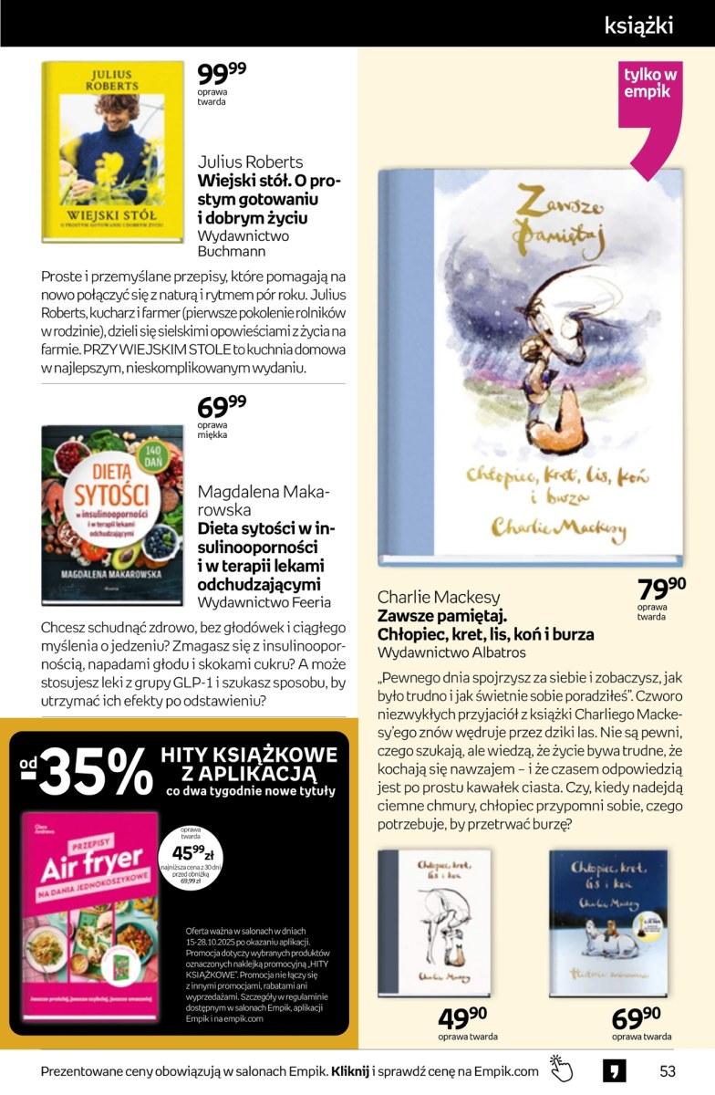 Gazetka promocyjna empik str. 53