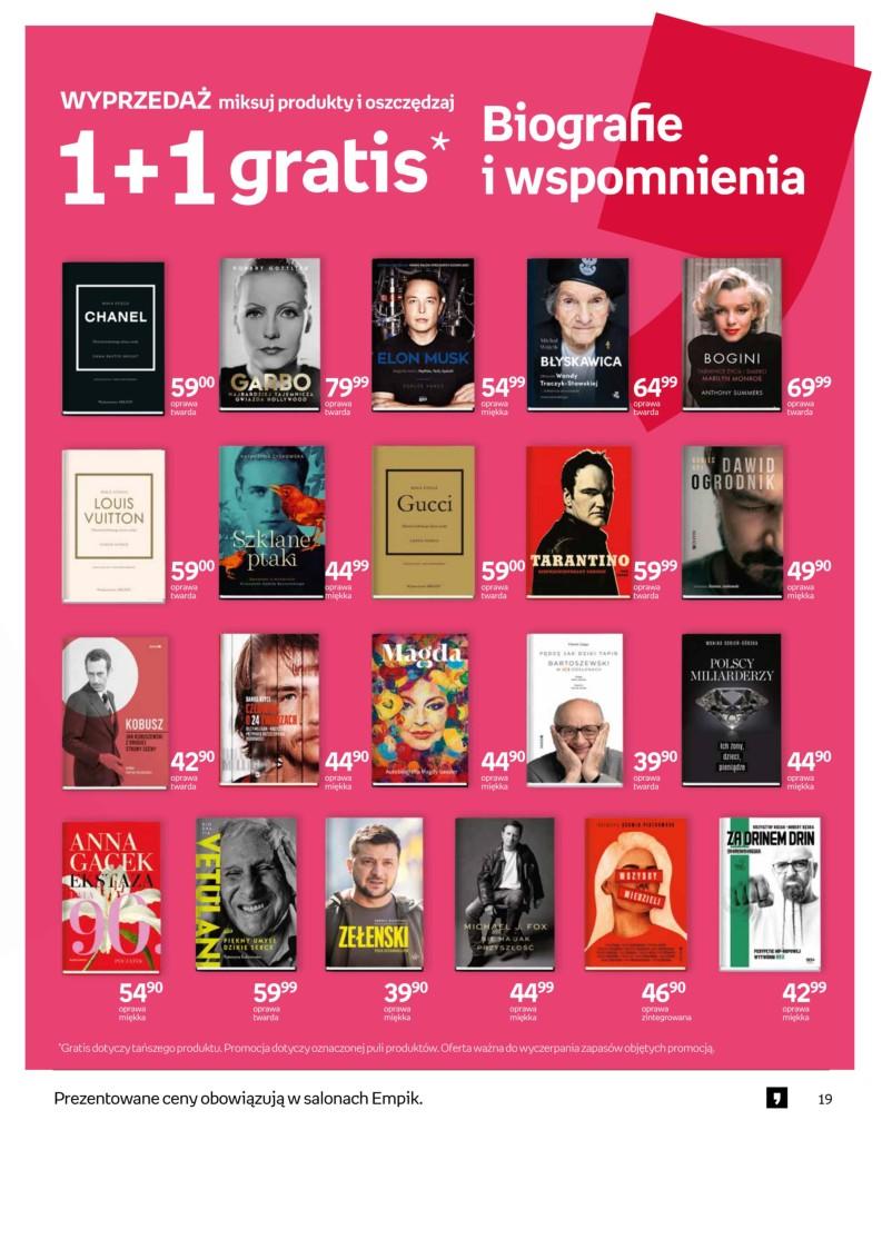 Gazetka promocyjna empik str. 19