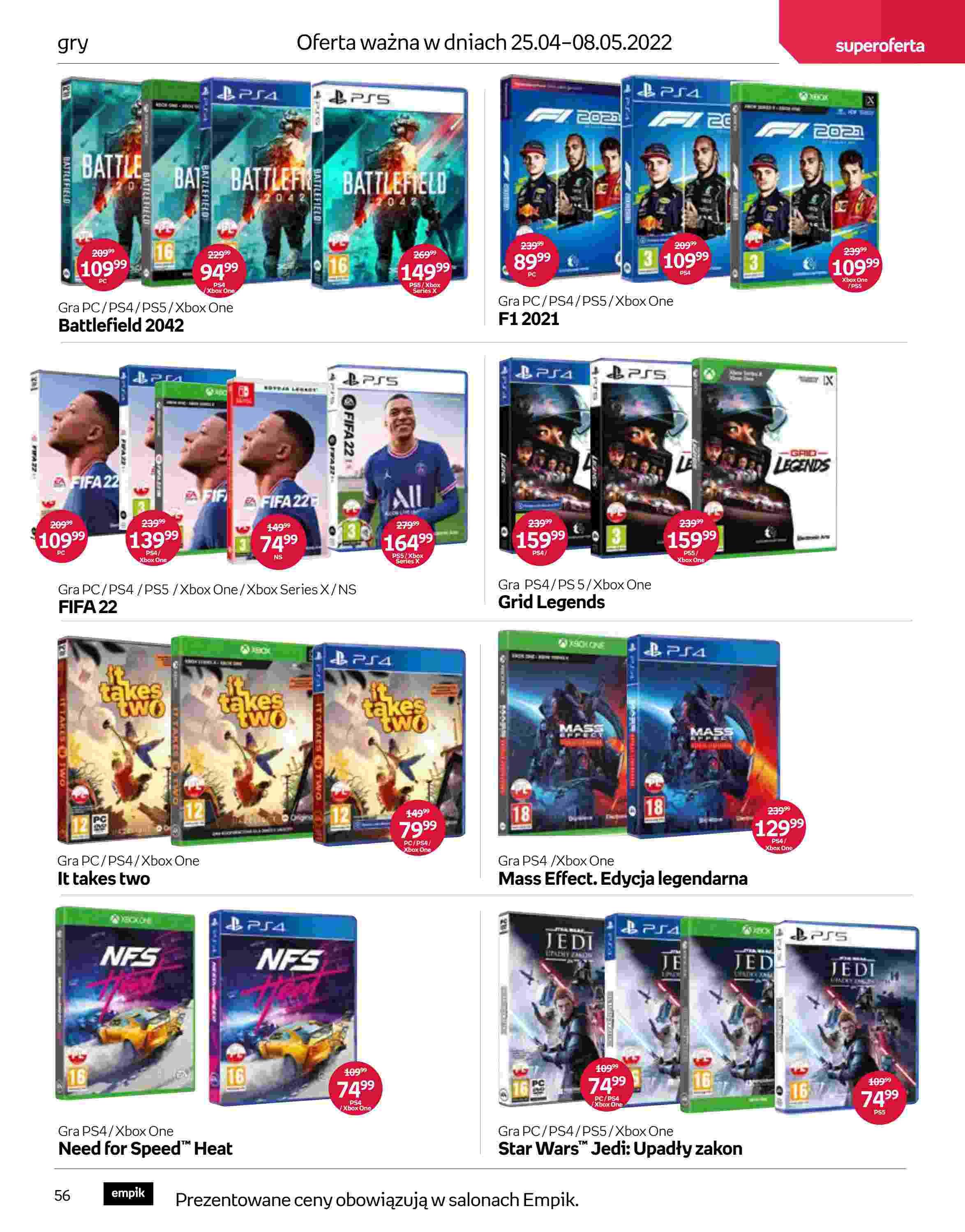 Gazetka promocyjna empik str. 56
