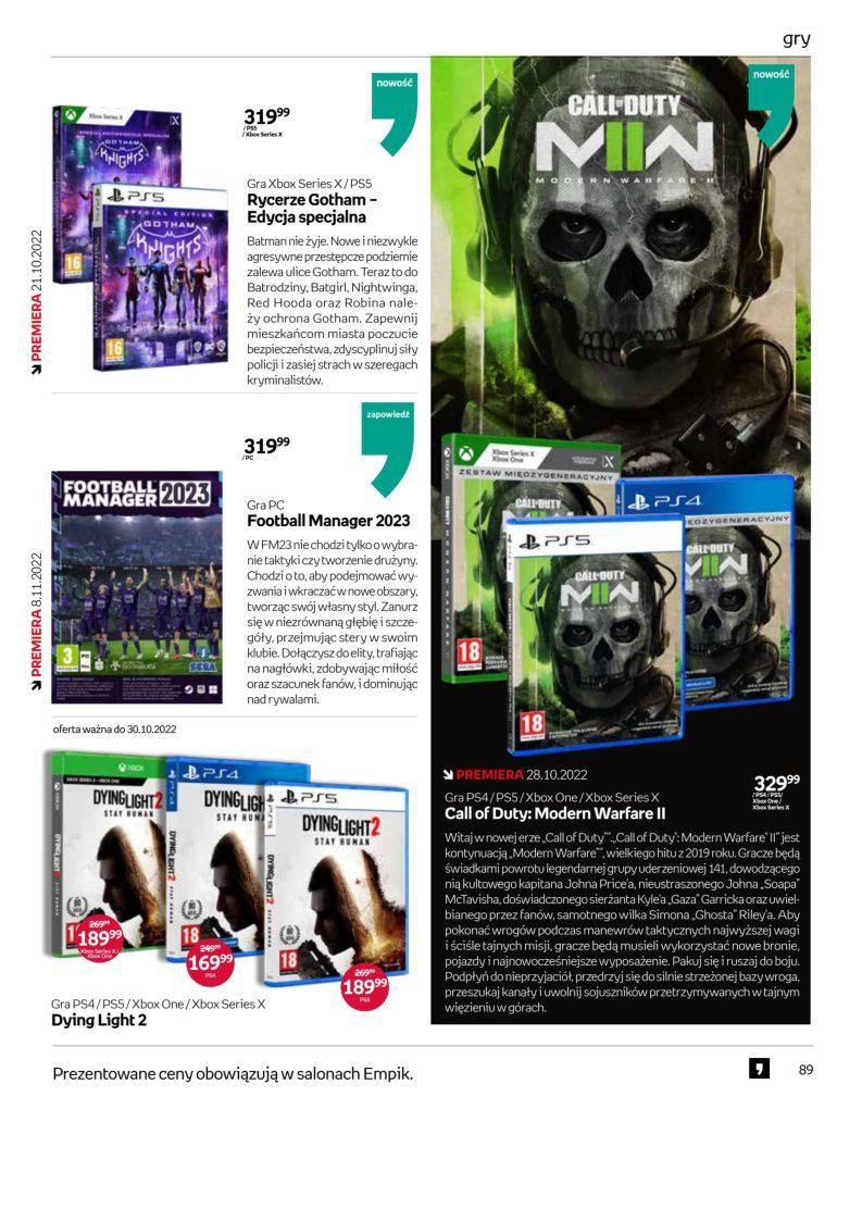 Gazetka promocyjna empik str. 89