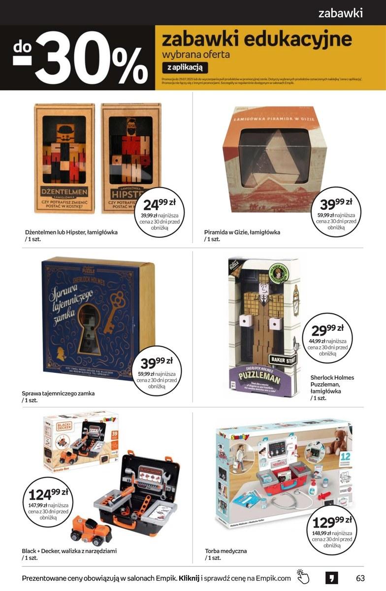 Gazetka promocyjna empik str. 63