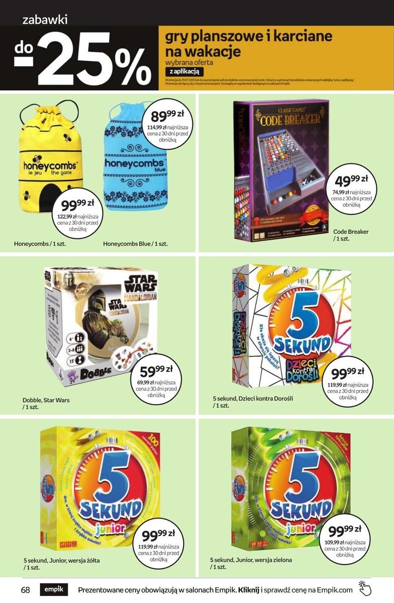 Gazetka promocyjna empik str. 68