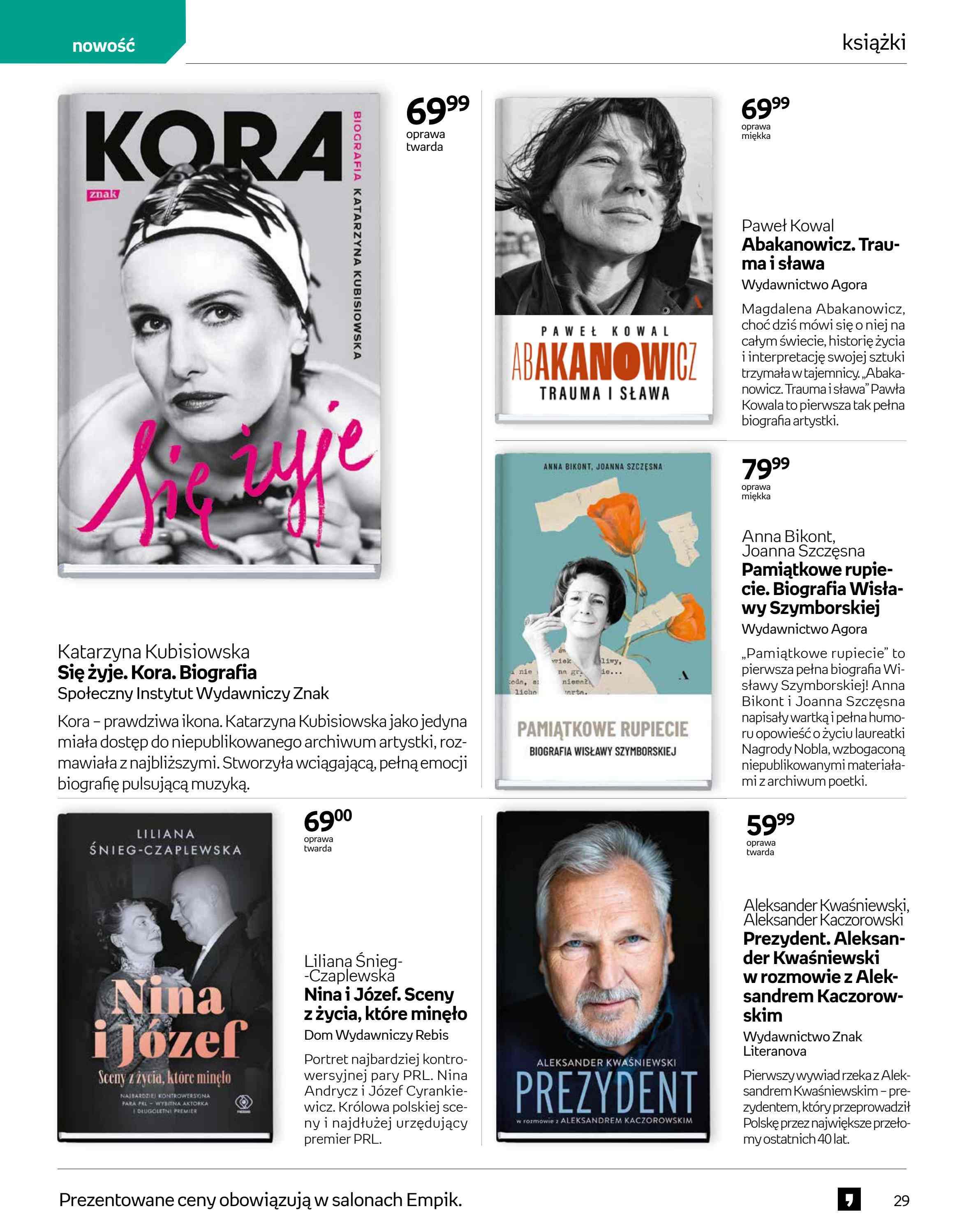 Gazetka promocyjna empik str. 29