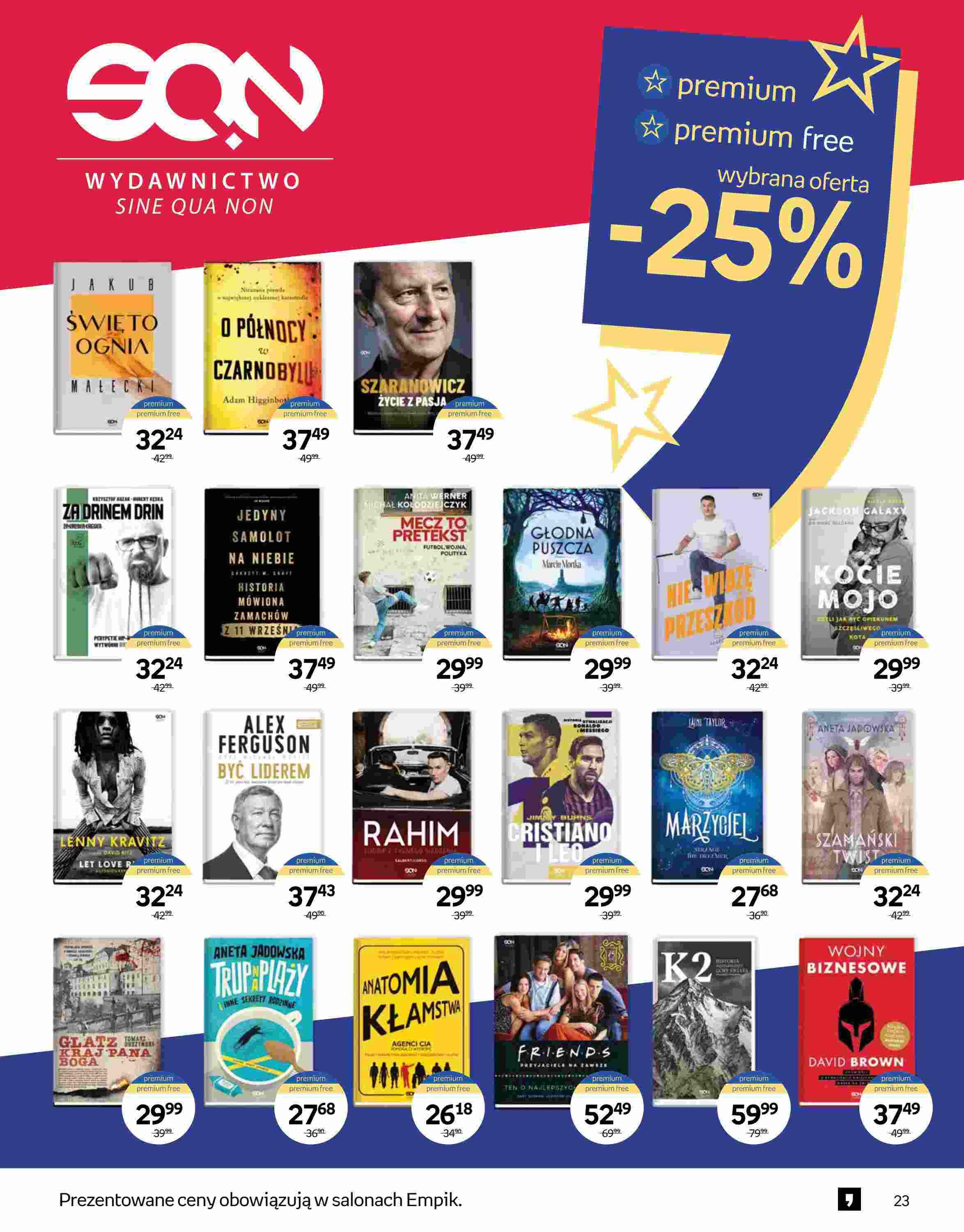 Gazetka promocyjna empik str. 23