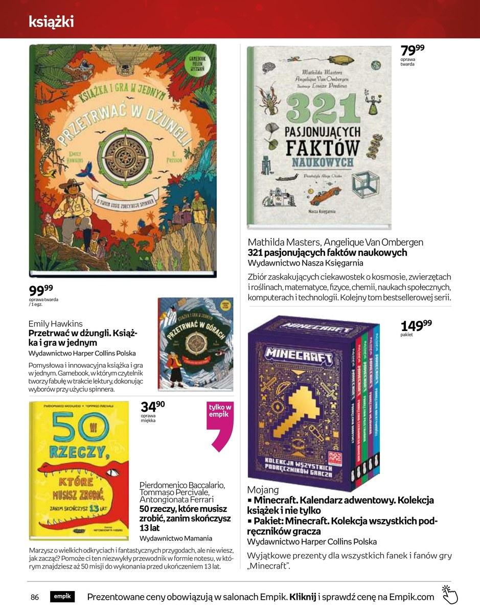 Gazetka promocyjna empik str. 86