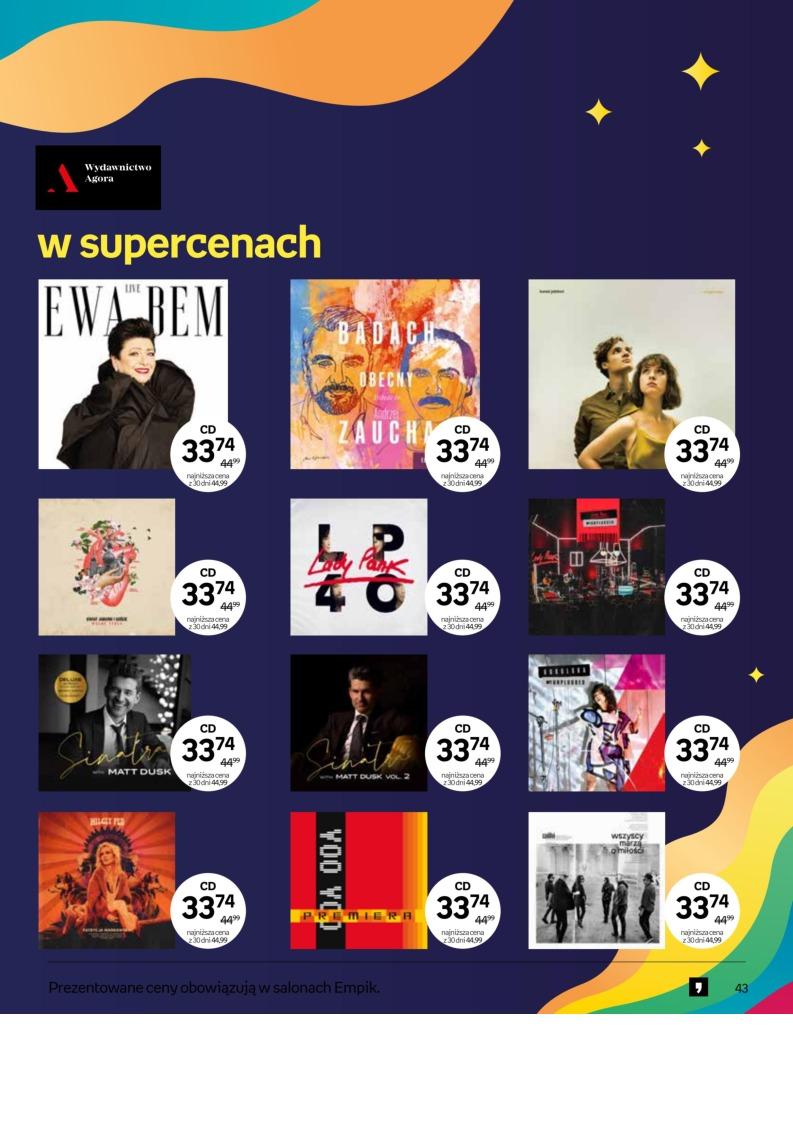 Gazetka promocyjna empik str. 43