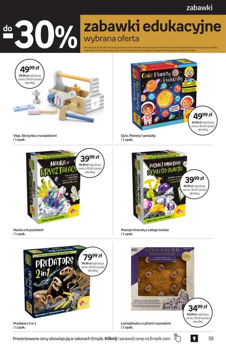 Gazetka promocyjna empik str. 55