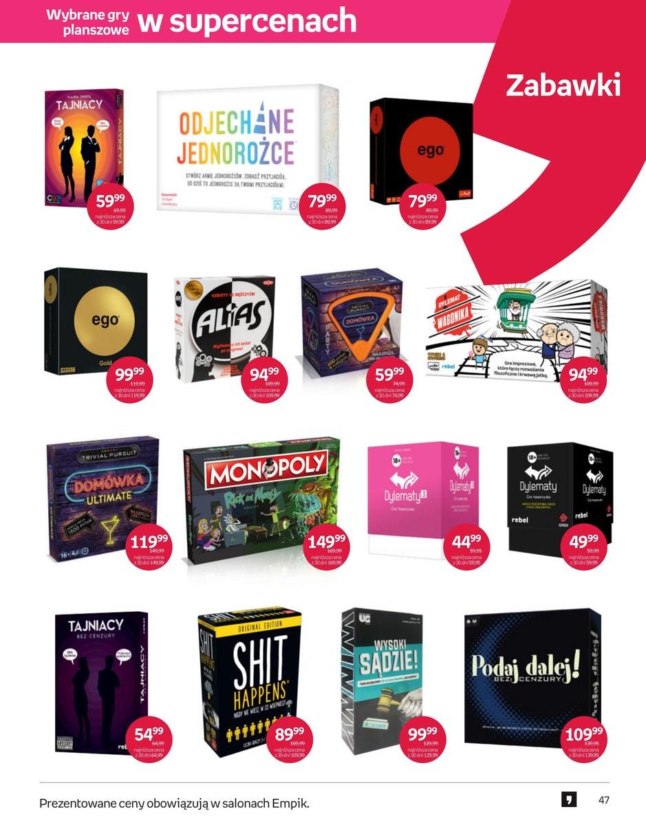 Gazetka promocyjna empik str. 47