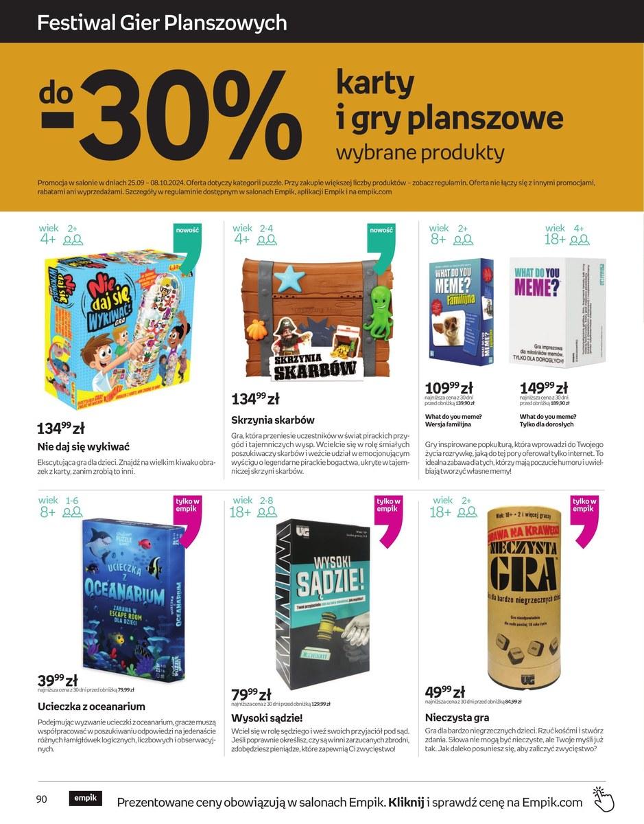 Gazetka promocyjna empik str. 90
