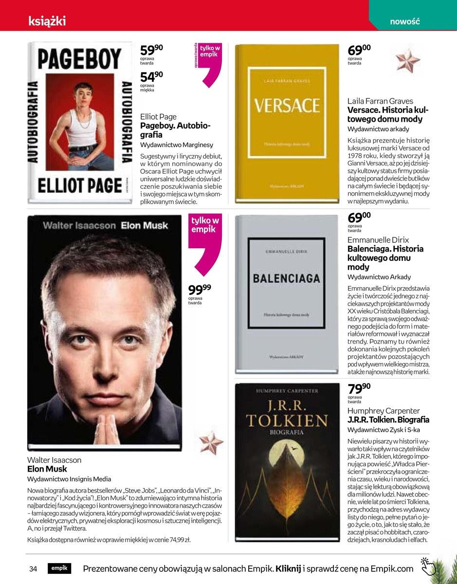 Gazetka promocyjna empik str. 34