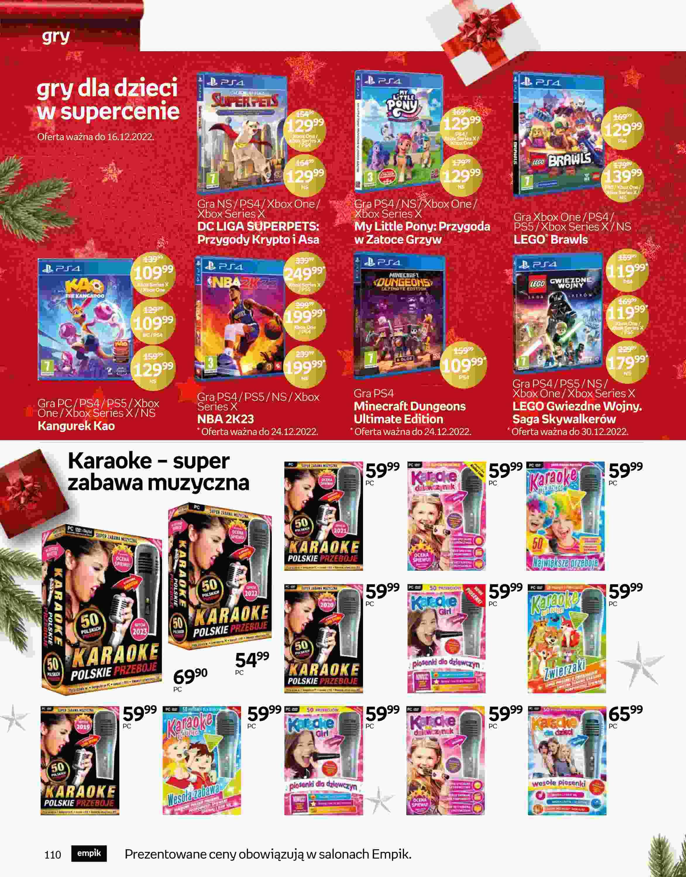 Gazetka promocyjna empik str. 110
