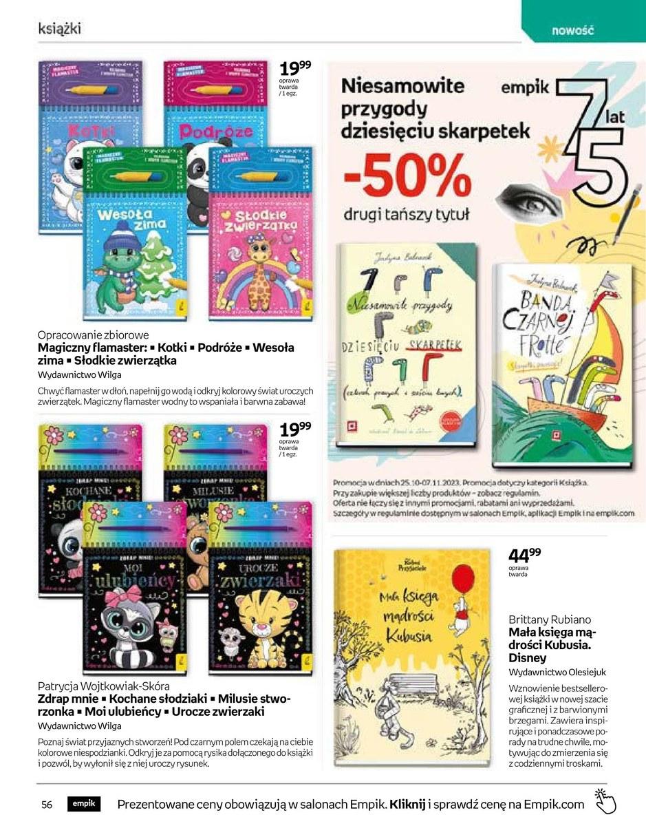 Gazetka promocyjna empik str. 56
