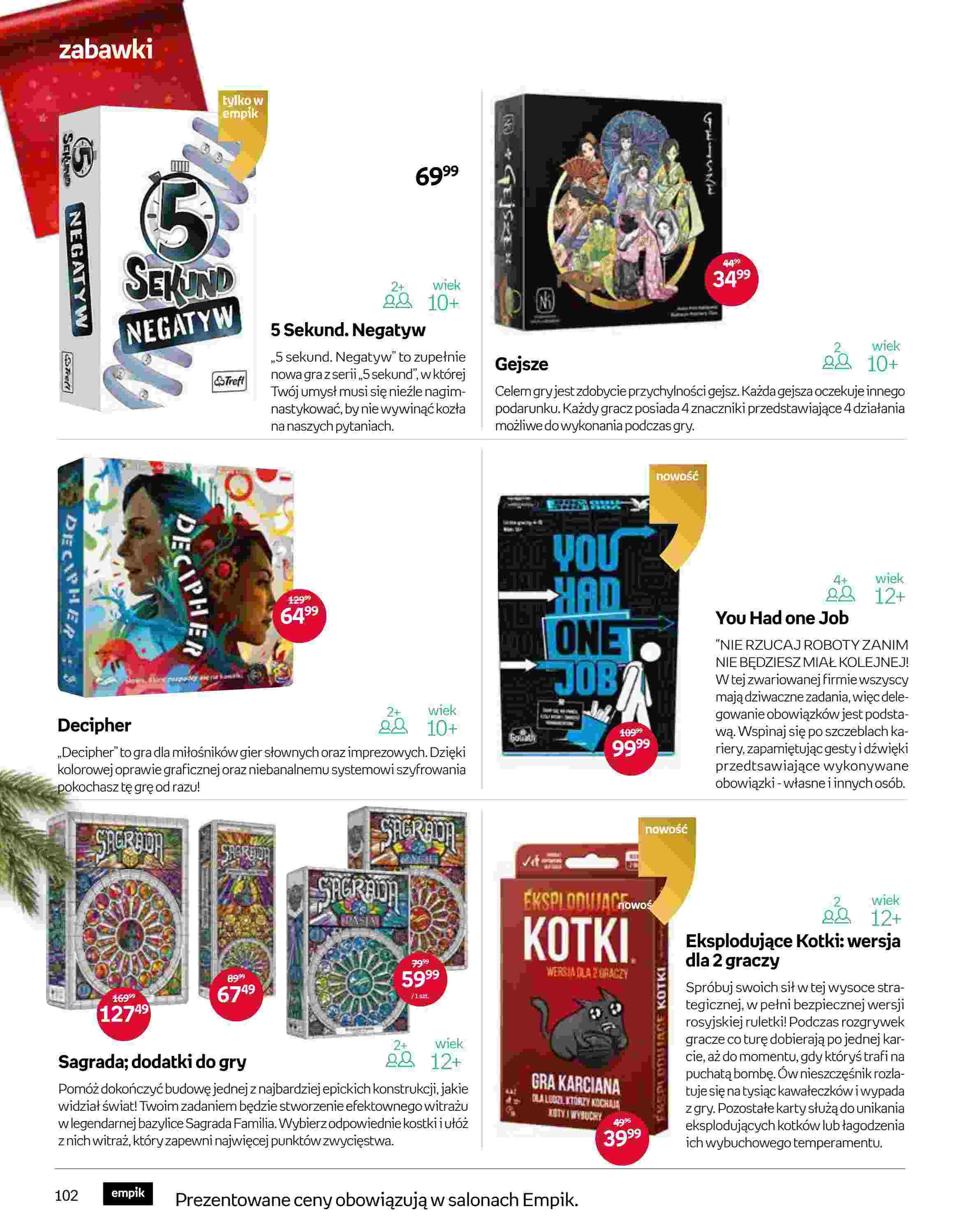 Gazetka promocyjna empik str. 102