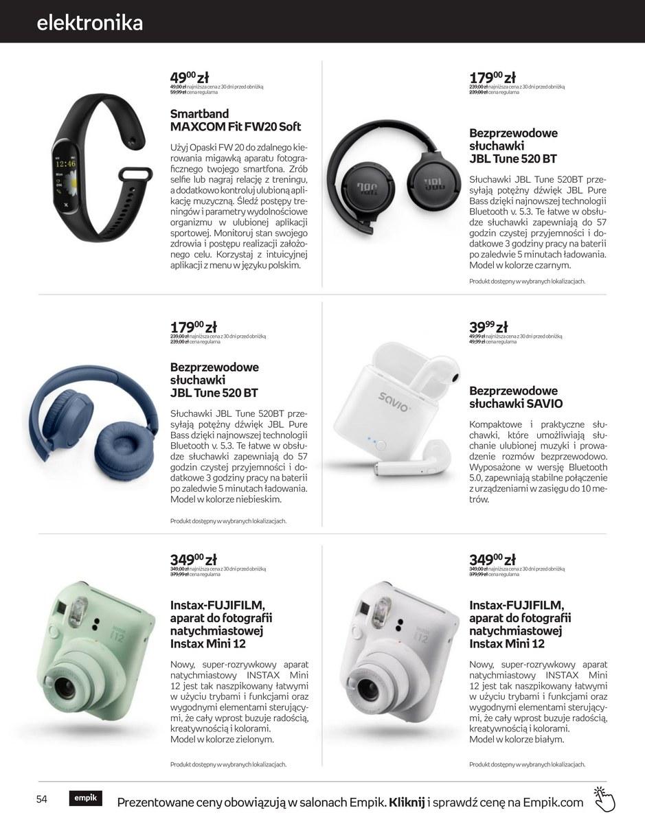 Gazetka promocyjna empik str. 54