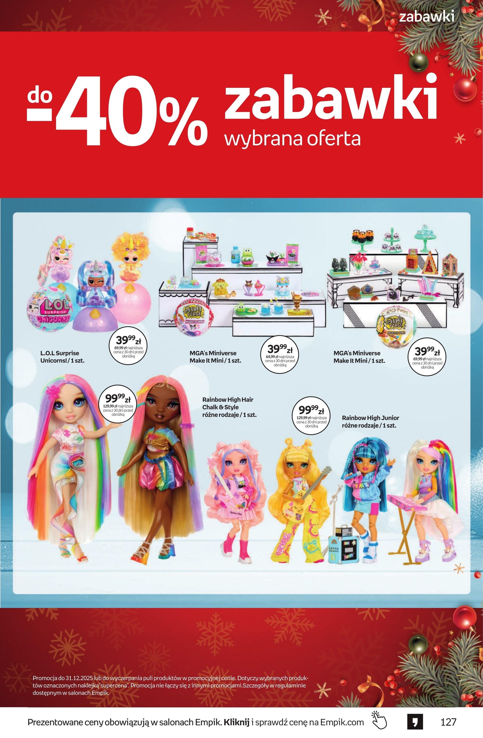 Gazetka promocyjna empik str. 127