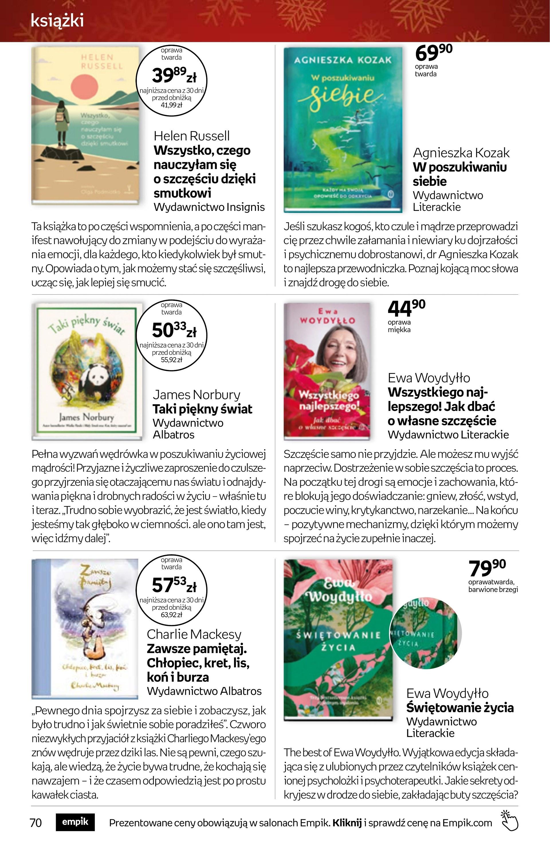 Gazetka promocyjna empik str. 70