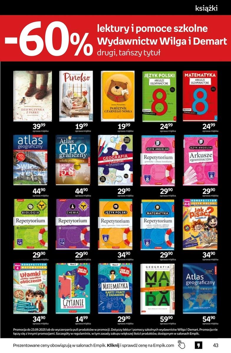 Gazetka promocyjna empik str. 43