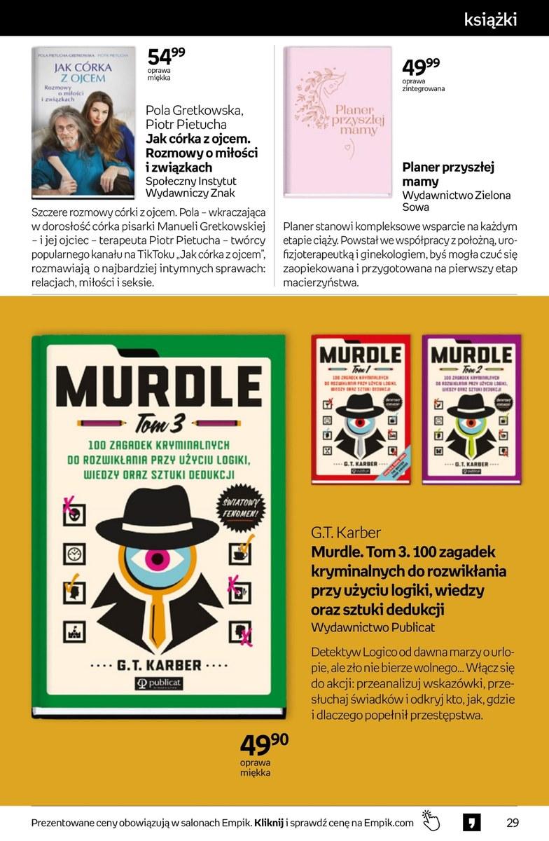 Gazetka promocyjna empik str. 29