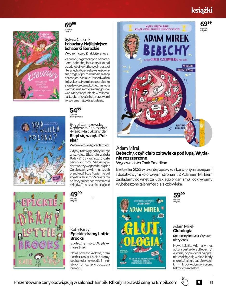 Gazetka promocyjna empik str. 85
