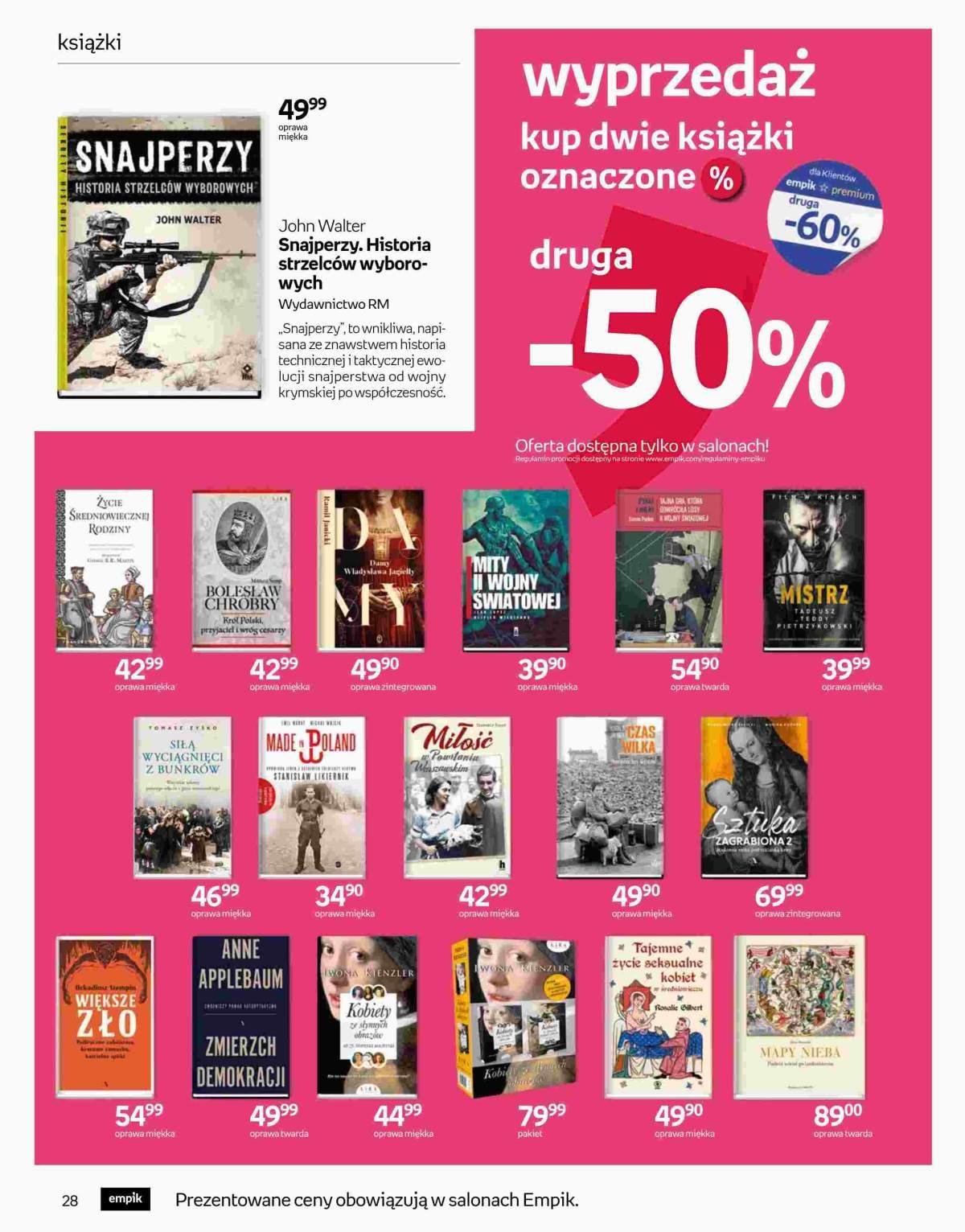 Gazetka promocyjna empik str. 28