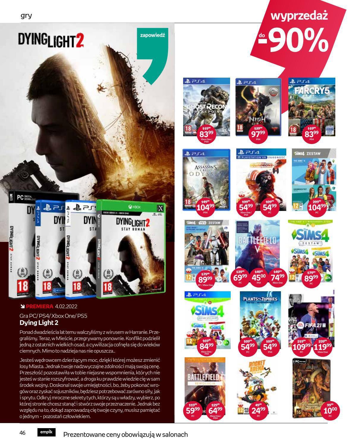 Gazetka promocyjna empik str. 46