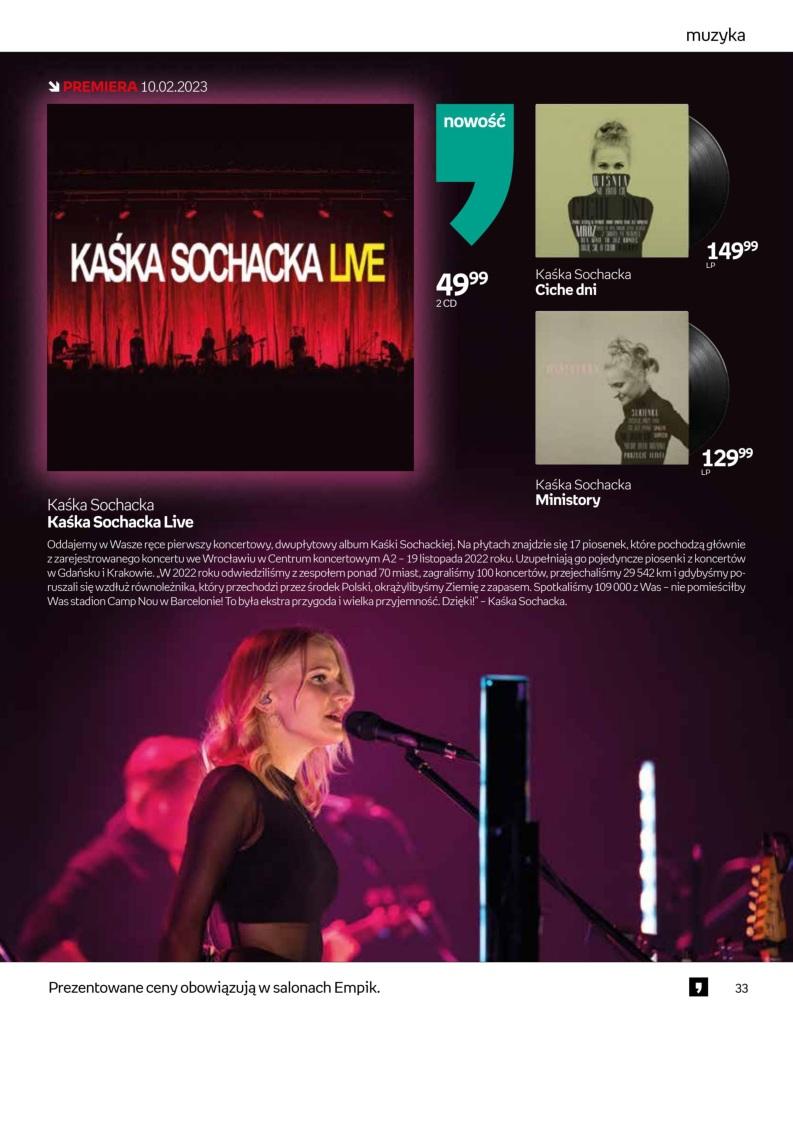 Gazetka promocyjna empik str. 33