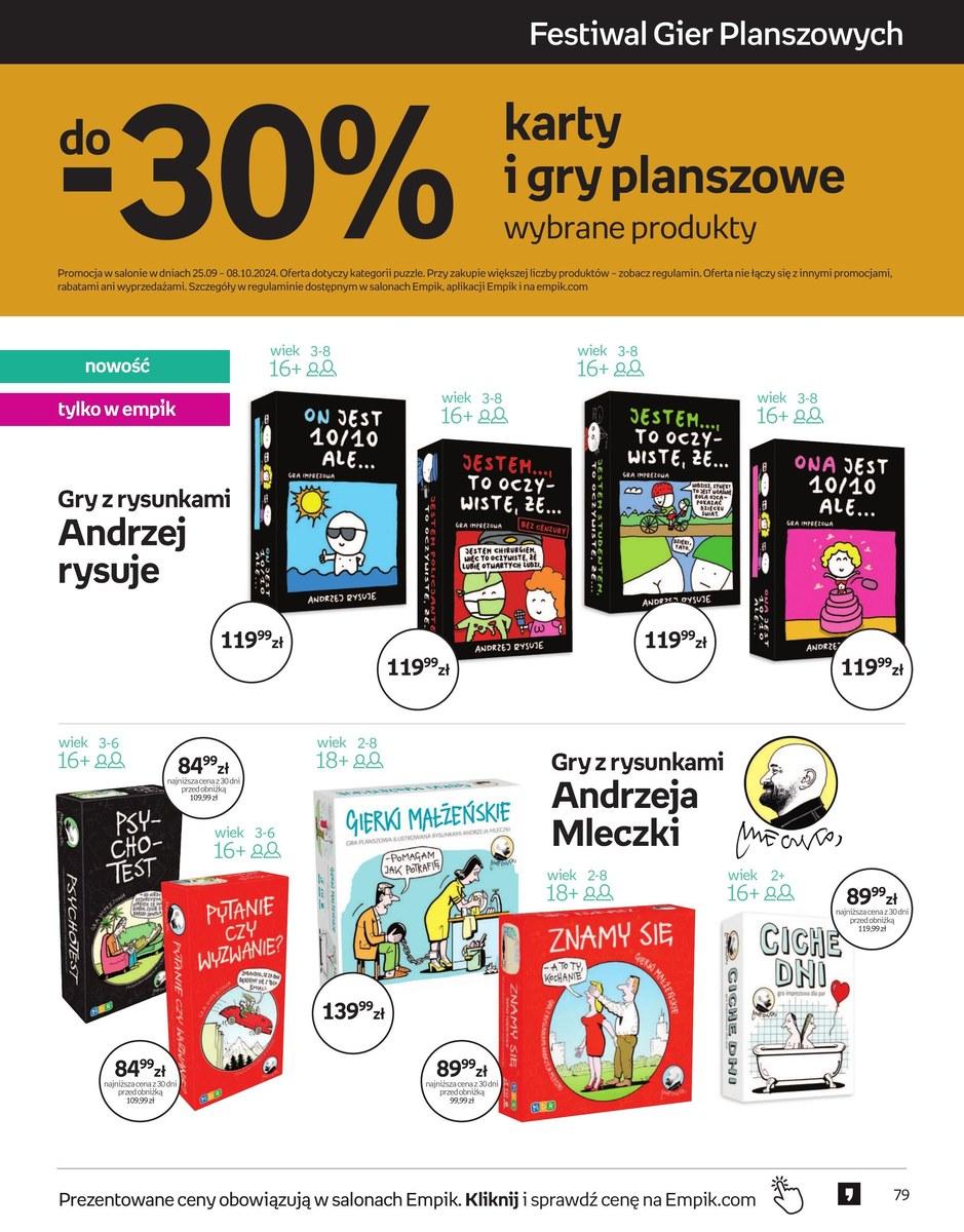 Gazetka promocyjna empik str. 79