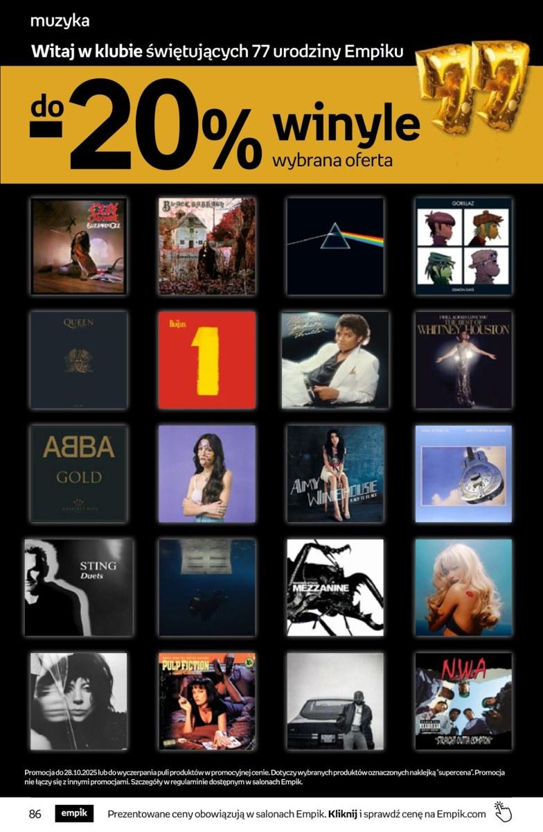 Gazetka promocyjna empik str. 86