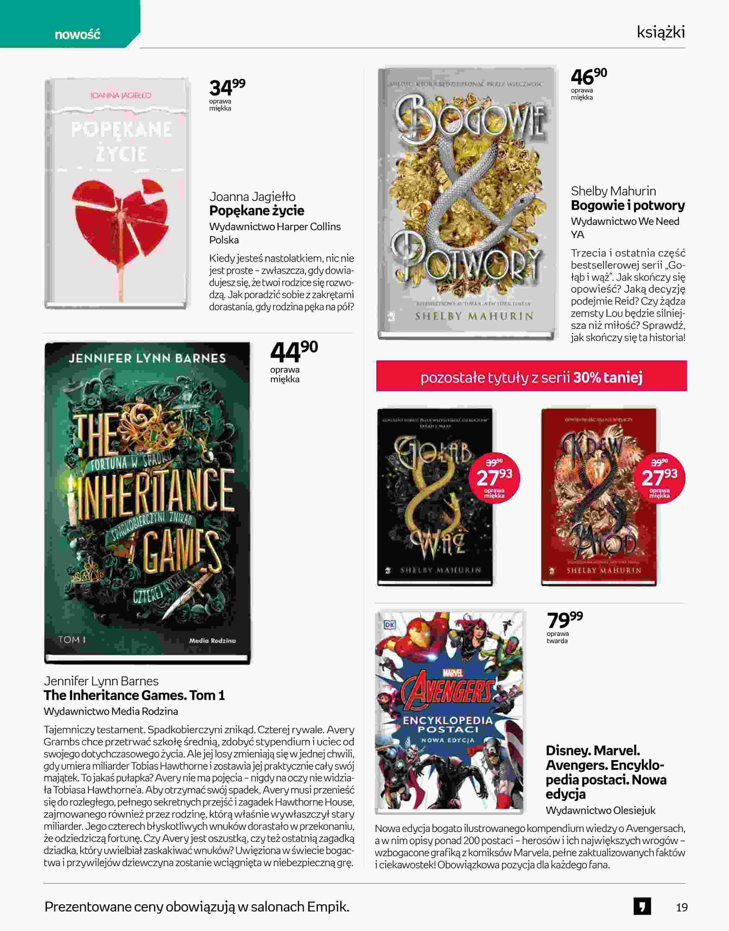 Gazetka promocyjna empik str. 19