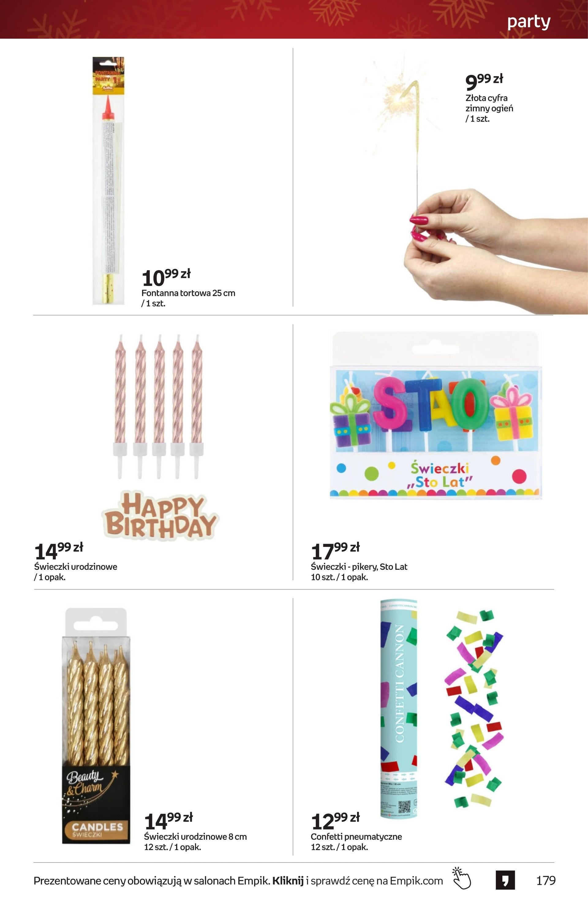 Gazetka promocyjna empik str. 179