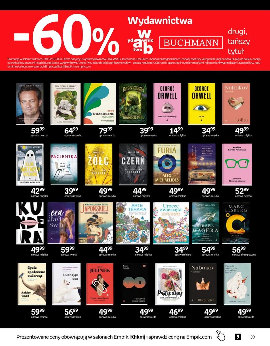 Gazetka promocyjna empik str. 39