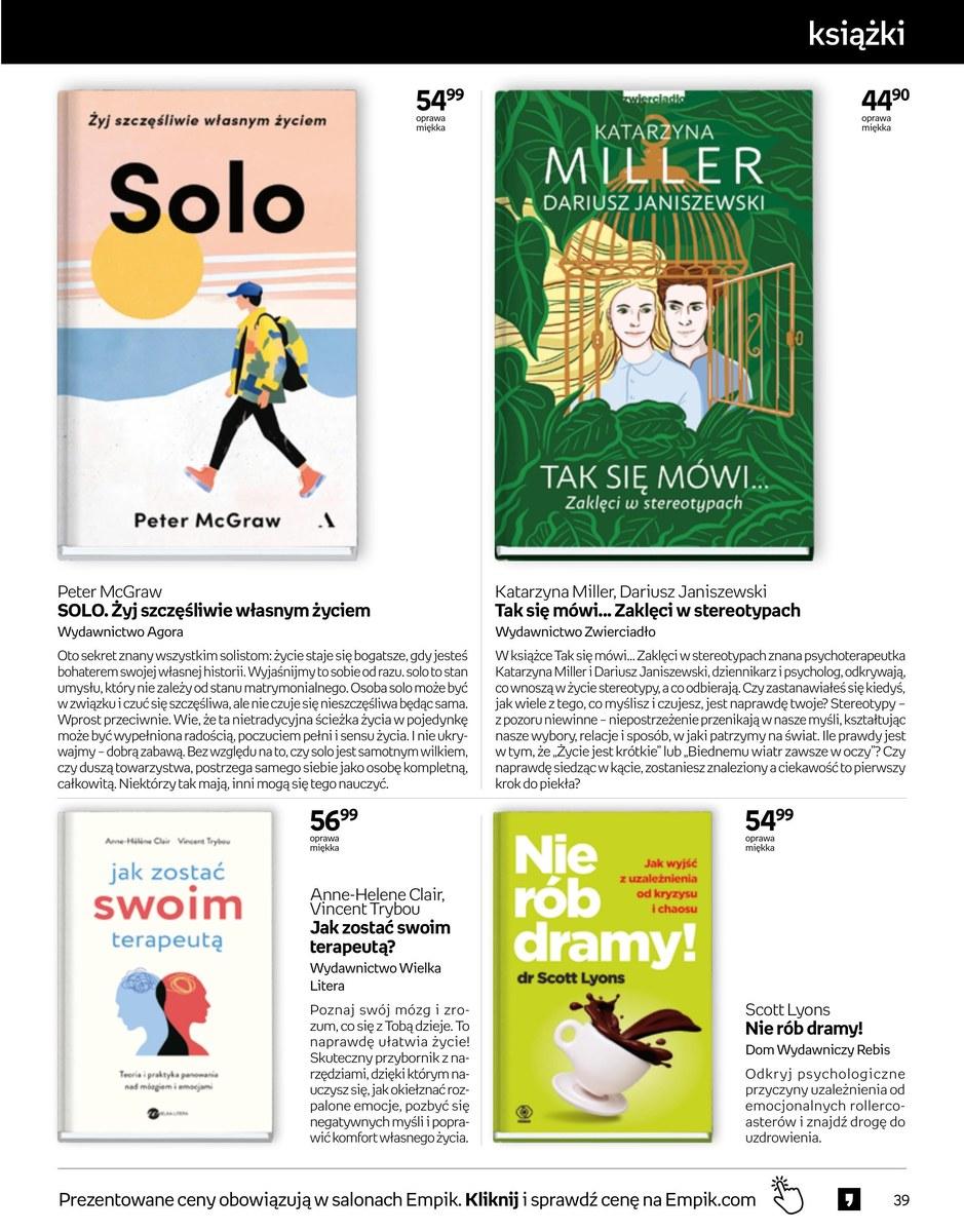 Gazetka promocyjna empik str. 39