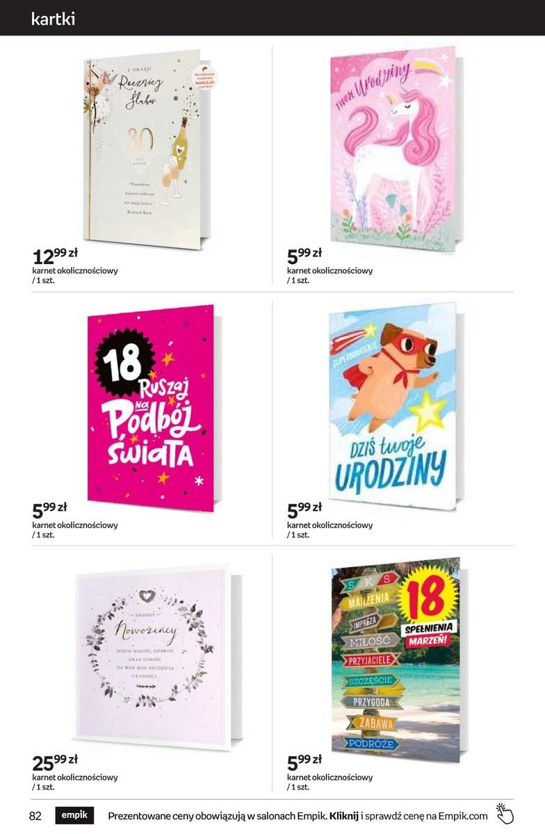 Gazetka promocyjna empik str. 82