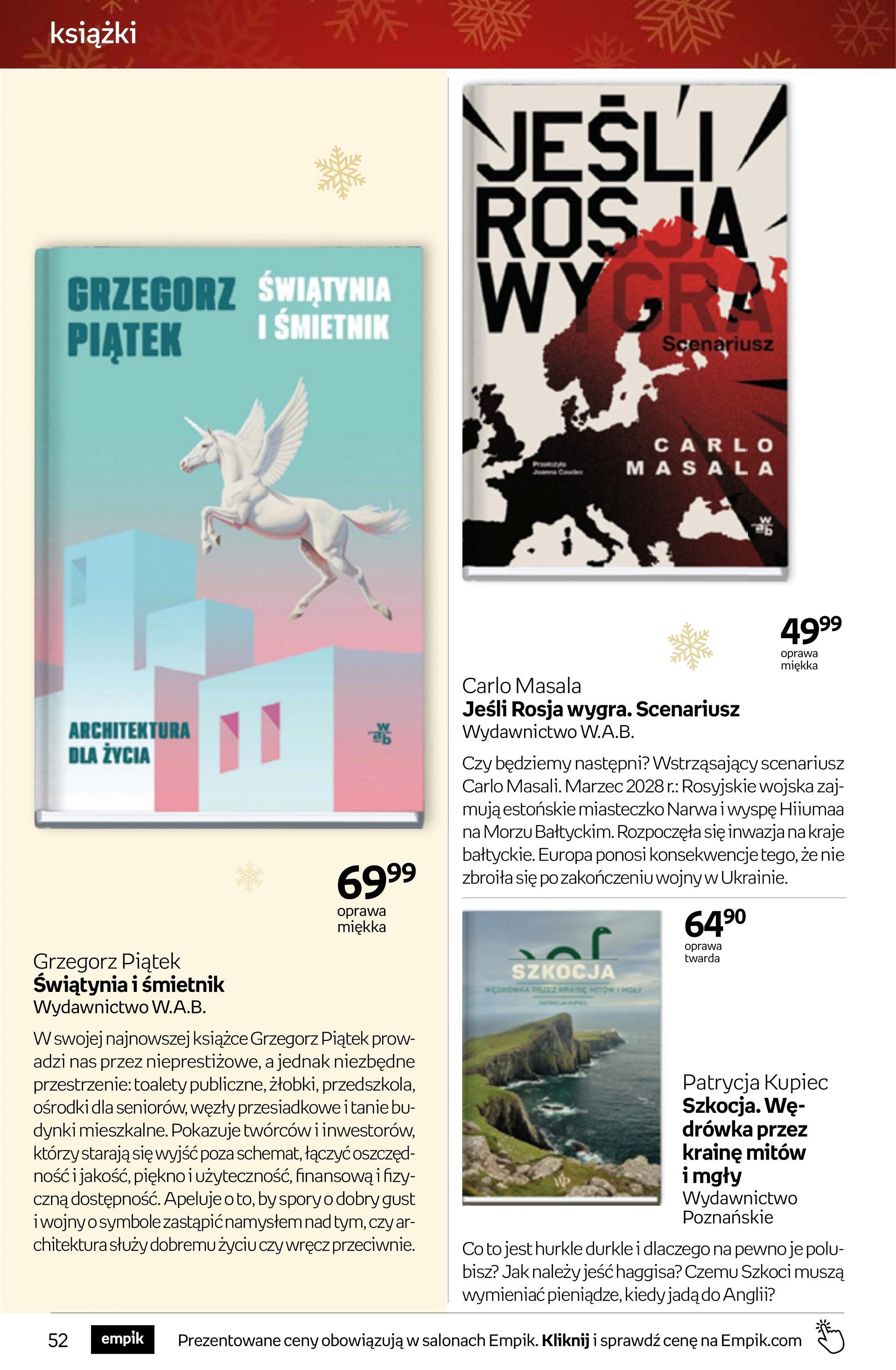 Gazetka promocyjna empik str. 52