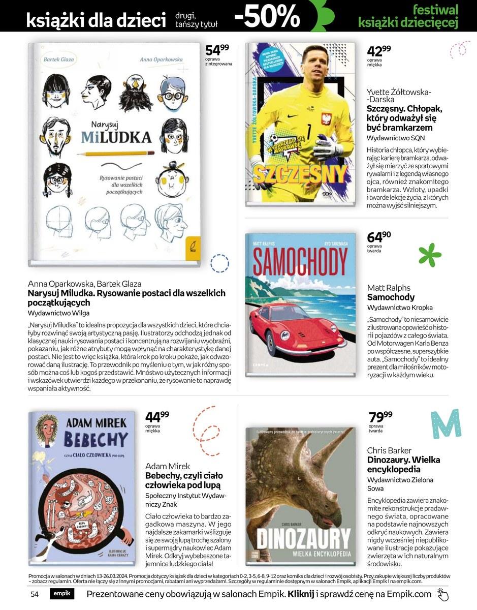 Gazetka promocyjna empik str. 54