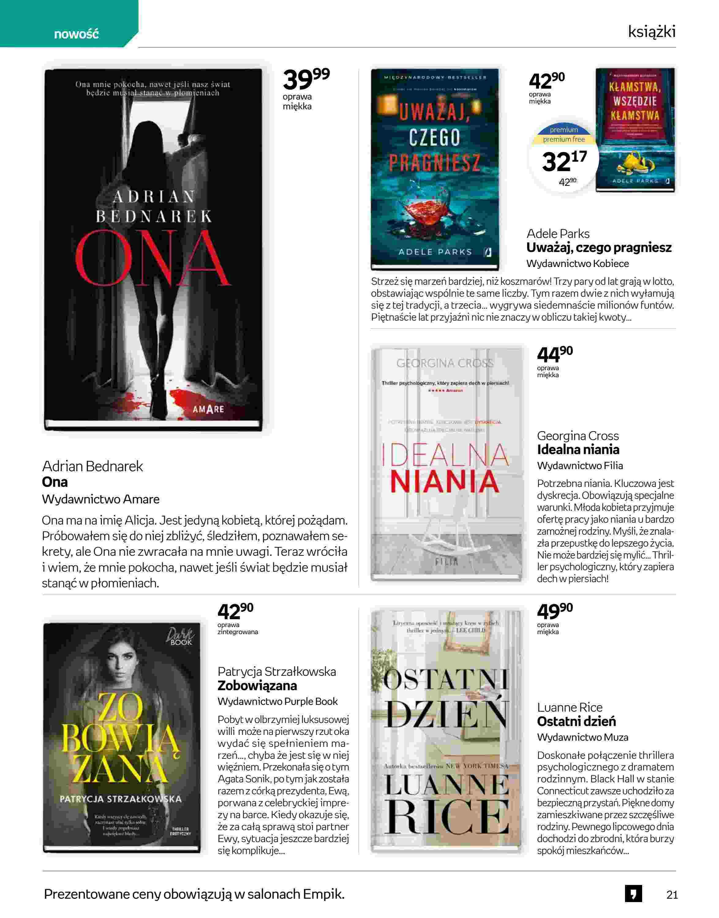 Gazetka promocyjna empik str. 21