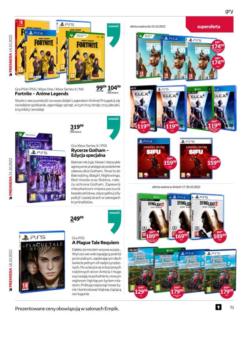 Gazetka promocyjna empik str. 73
