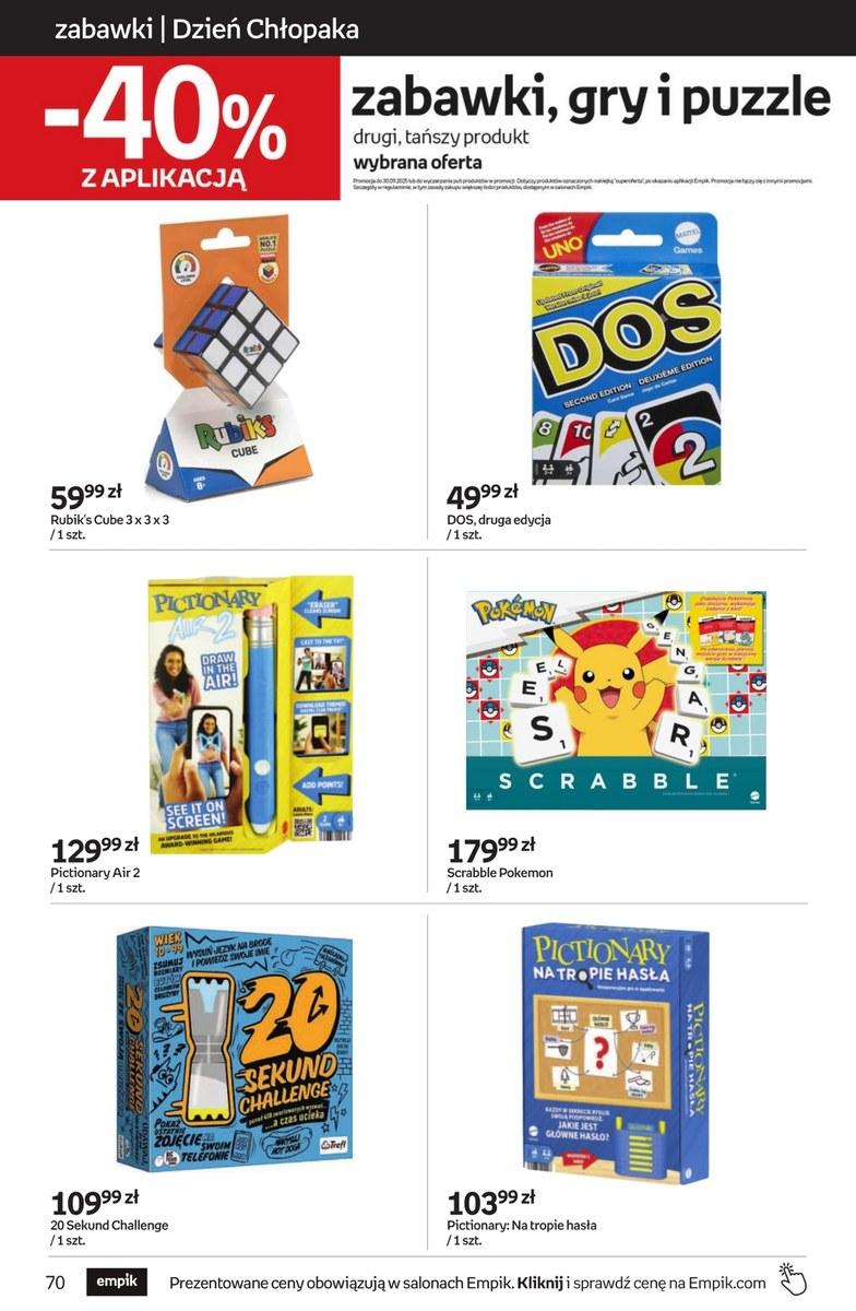 Gazetka promocyjna empik str. 70