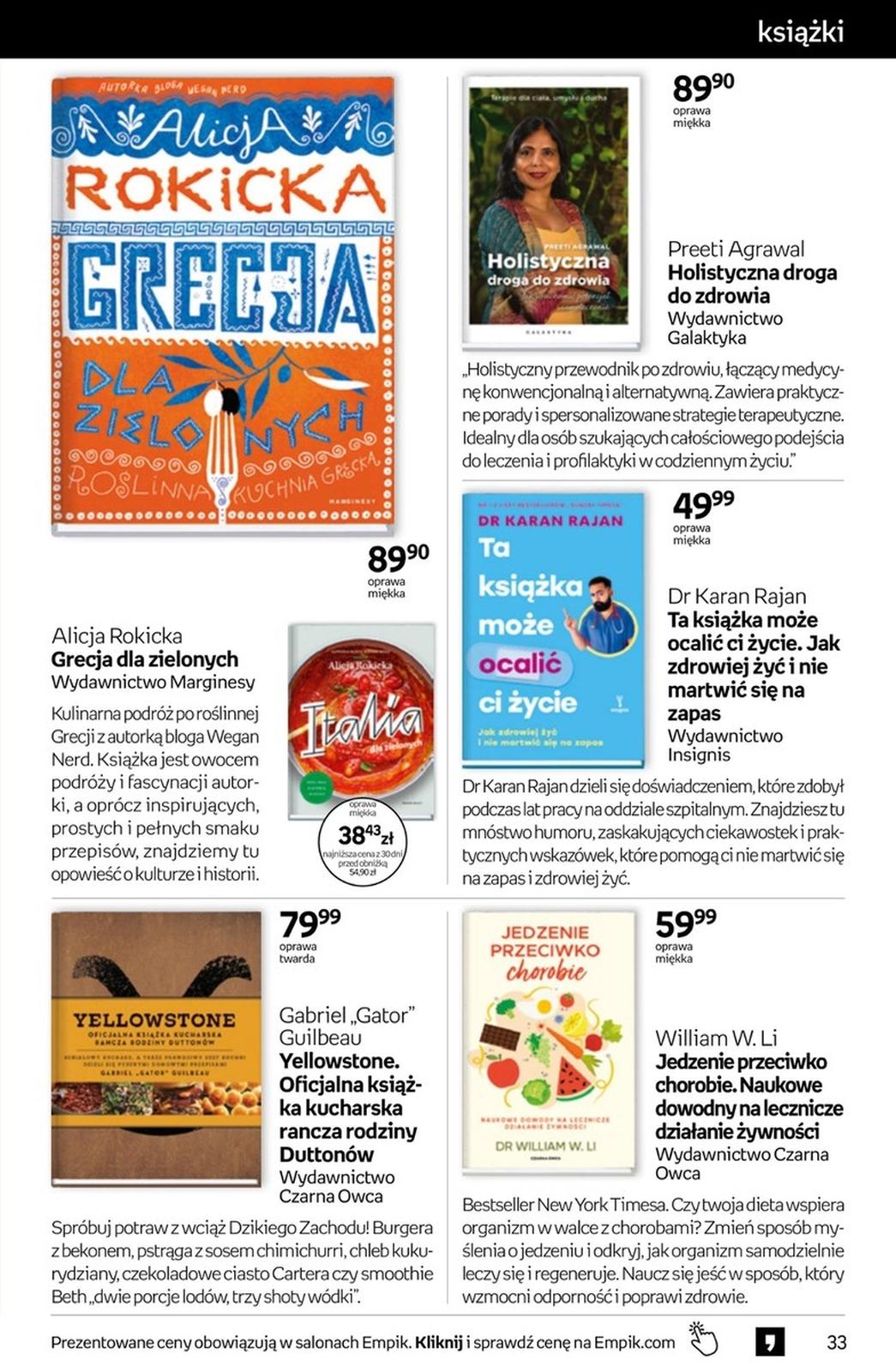 Gazetka promocyjna empik str. 33