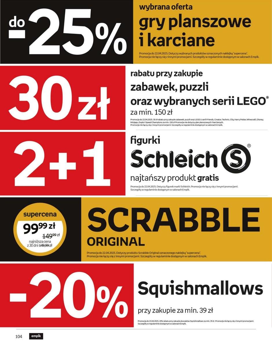Gazetka promocyjna empik str. 104