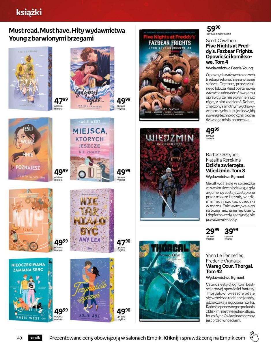 Gazetka promocyjna empik str. 40